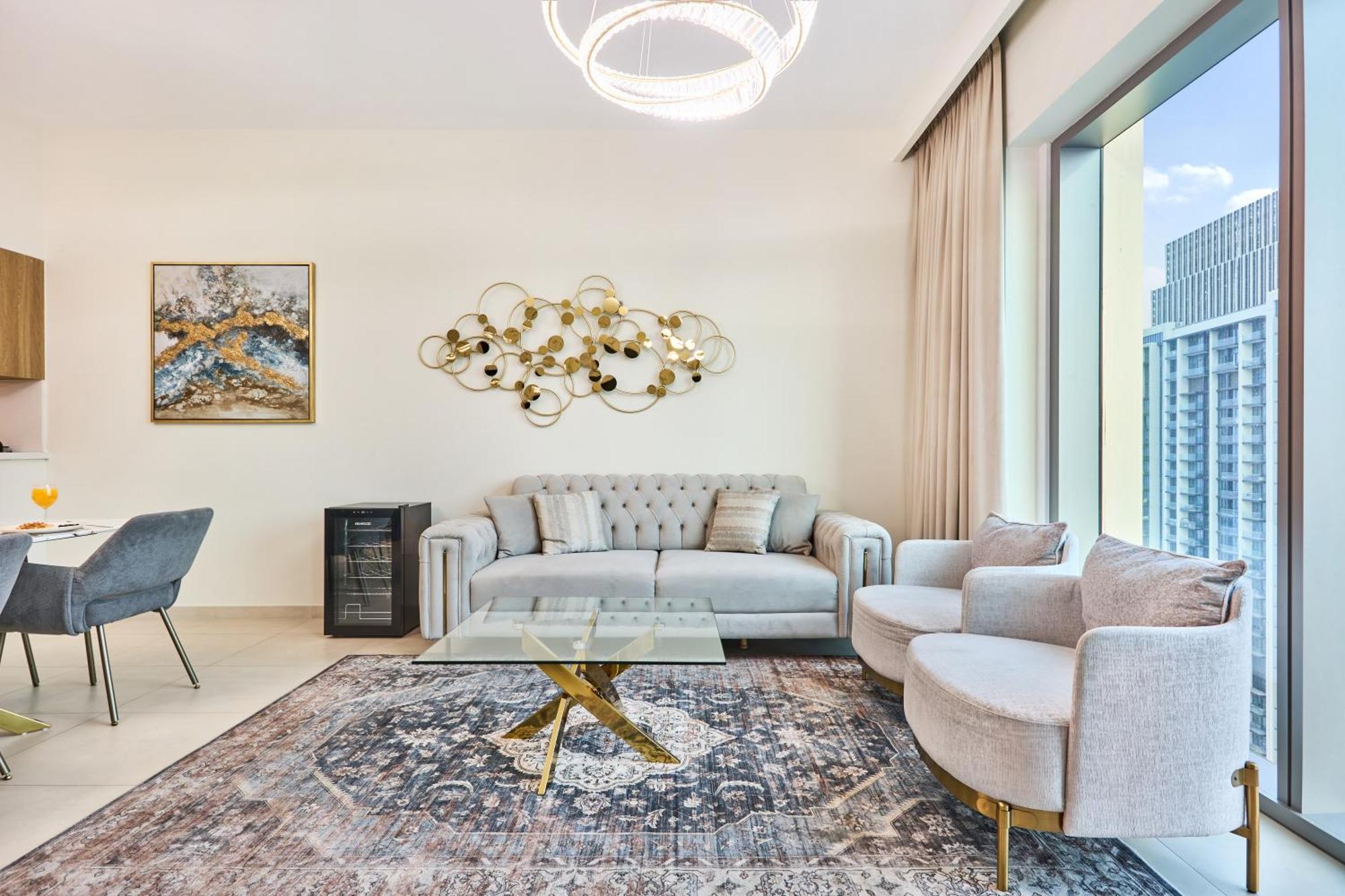 Luxury 4 Bedroom High-floor Apartment, Spectacular Burj Khalifa & Fountain Views, Steps Away From Mall - Downtown By Stayfinity Apartment *