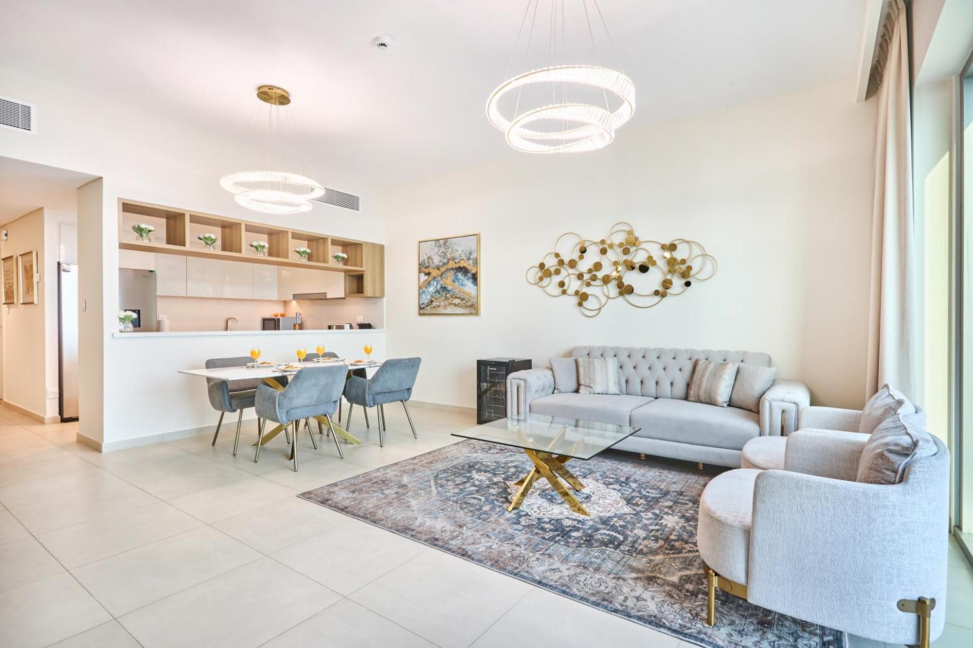 Luxury 4 Bedroom High-floor Apartment, Spectacular Burj Khalifa & Fountain Views, Steps Away From Mall - Downtown By Stayfinity